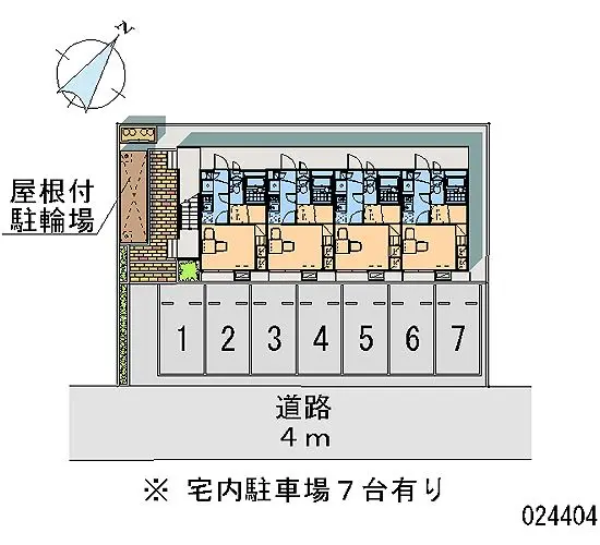 ★手数料０円★新潟市東区粟山　月極駐車場（LP）